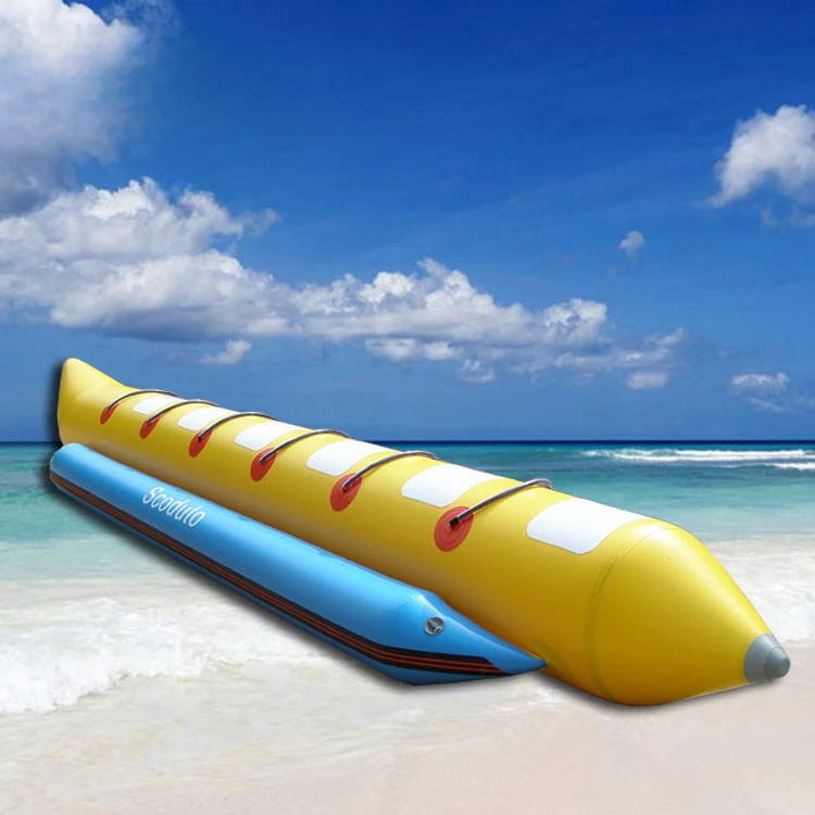 6 Seats inflatable banana boat For Ocean Fun