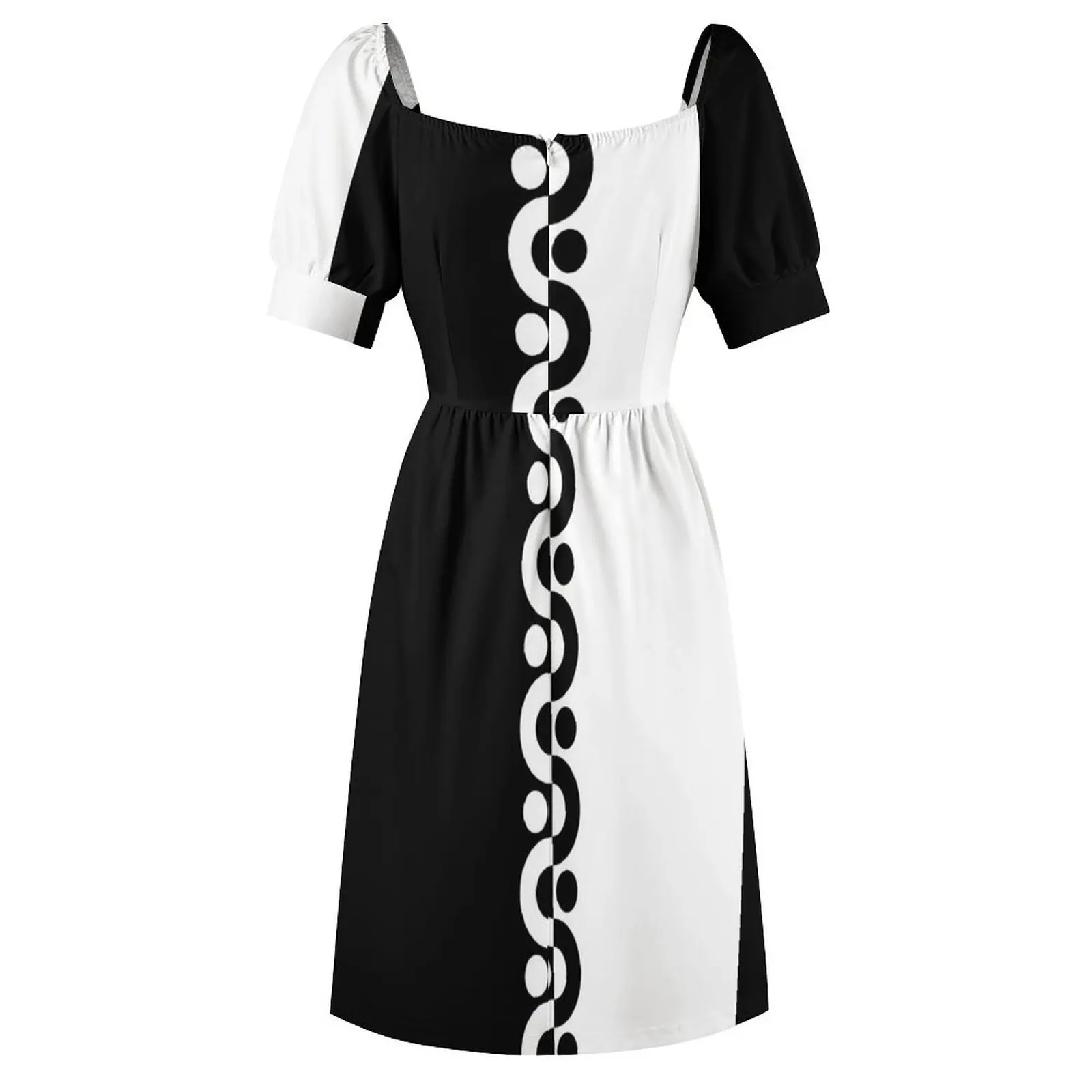 Retro - Black and White - 2Tone Sixties Short Sleeved Dress dress for women summer prom dresses Dress