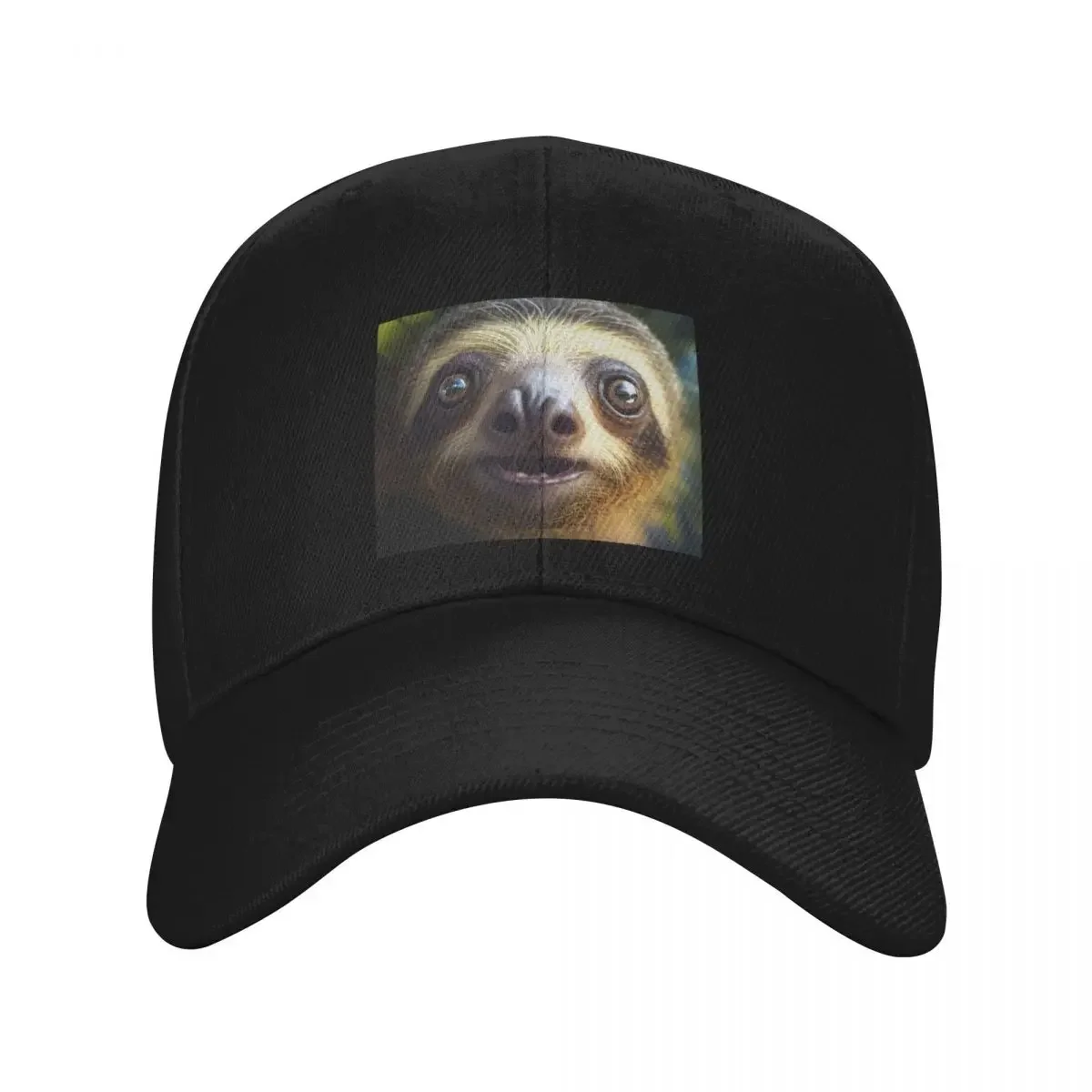 

A Shocked Sloth Baseball Cap Bobble Hat hats for men Winter hat Sun Hats For Women Men's