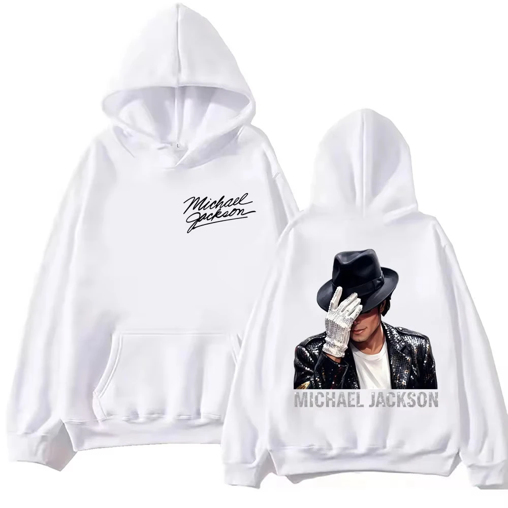 Limited Michael Jackson Classics Hoodie Men Women Fashion Punk Rock Pullovers High Quality Fleece Long Sleeve Hooded Sweatshirts