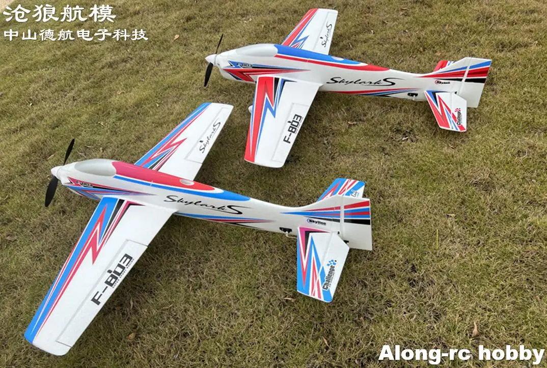 飛行機のフォームrcスポーツ飛行機モデル,ホビーおもちゃ,F-803 mm,wingspan f3a SKyLARks 3a rc飛行機キットまたはpnpセット,1000