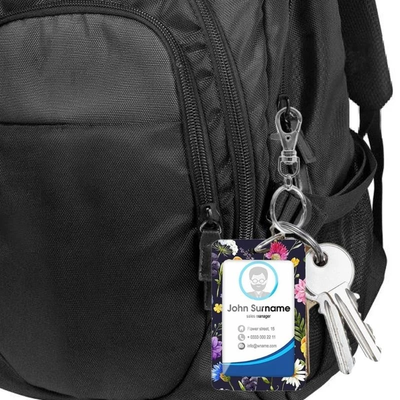 Ölgemälde Lanyard Abzeichen Lanyard Kartenhalter Kartuelle Blumenlehrer Lanyards