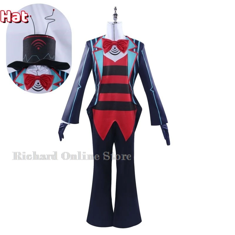 

VOX Charlotte Cosplay Charlie Costume Clothes Hotel Uniform Morningstar Cosplay Magne Hell Halloween Party Unisex Set