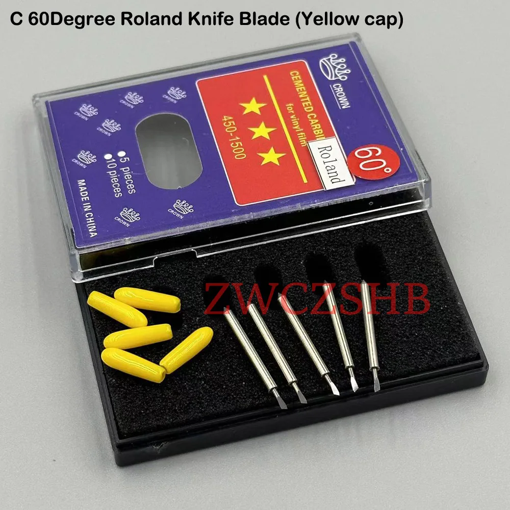 10PCS Roland Schneiden Plotter Messer Klinge 30/45/60 Grad Hartmetall Klinge Für Roland XC540 SP540 VP300 VP540 VS420 BN20 – Detail 20