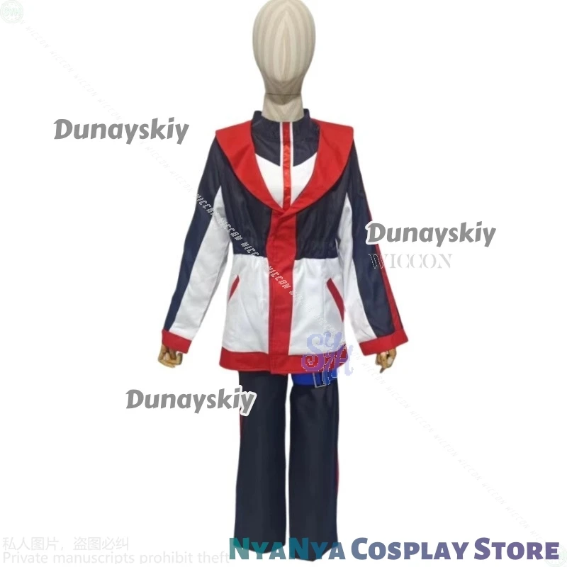 ชุดคอสเพลย์อนิเมะเกม Limbus Company ยูริ แฟชั่นพังก์สุดเท่ เสื้อโค้ท กางเกง ยูนิฟอร์ม Y2K สีแดง ชุดยาวสำหรับงานปาร์ตี้คริสต์มาส วิกผมคอสเพลย์สำหรับฮาโลวีน