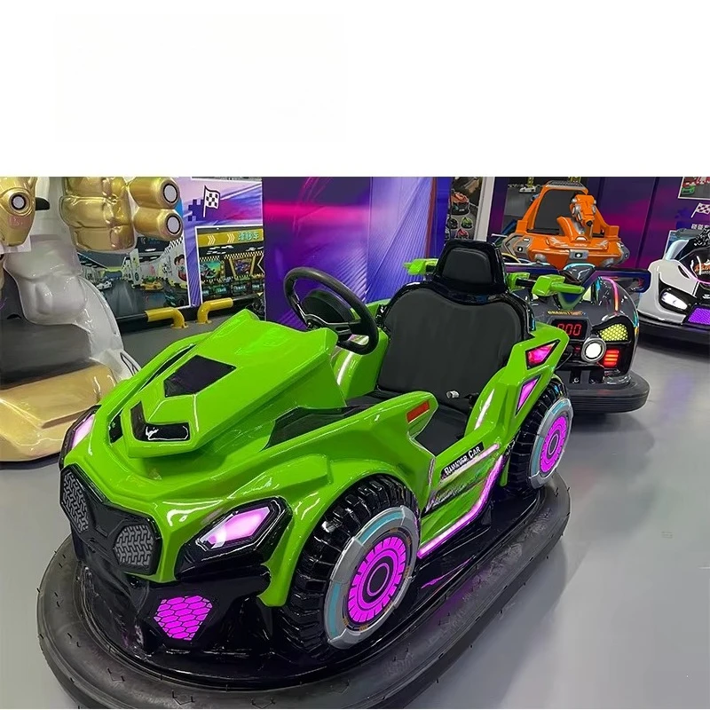 Bumper Car Playground Ride  Outdoor Bumper Cars for Kids Electric Parent-Child Interaction Amusement Parks Equipment