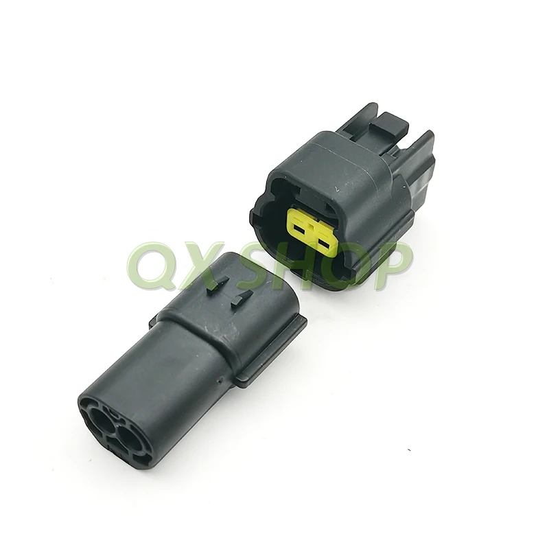 1 Set 2-Pin Excavator plug ,For Sany、Hyundai、KOBELCO SK75 200 250 300 350 solenoid valve plug connector 174354-2 174352-2