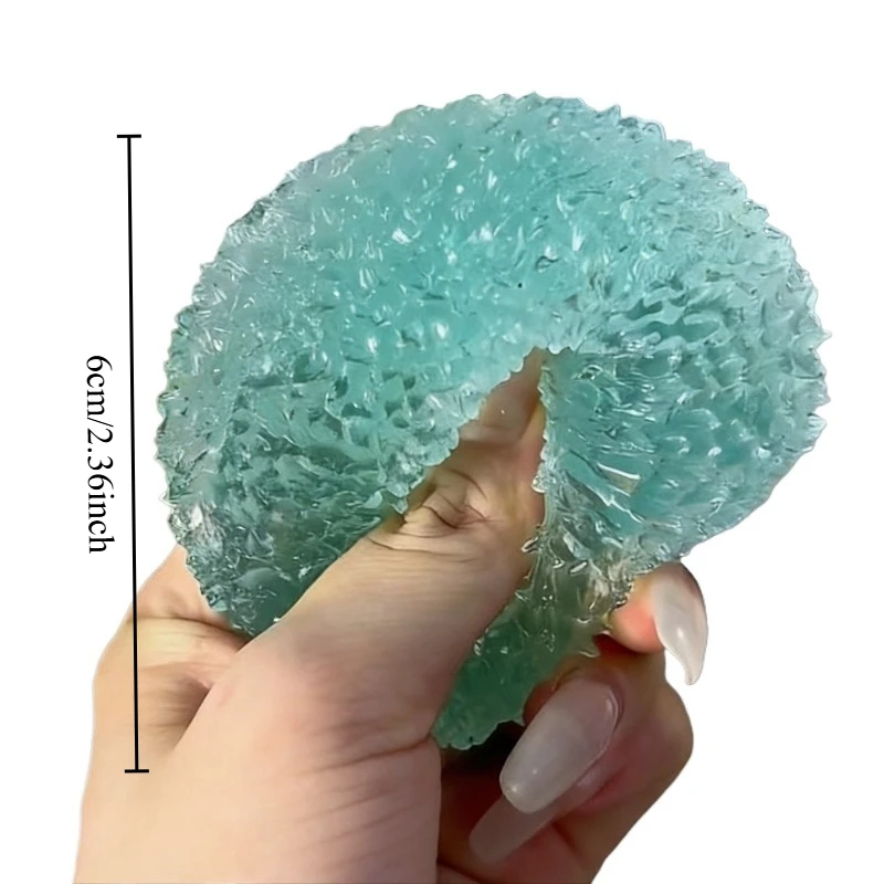Squishy Ice Ball Maltose Fidgets Toy Superzacht Roze Mochi Slow-rebound Knijpspeeltje Anti-stress speelgoed voor volwassenen Handoefening