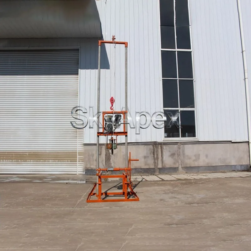 Gantry Frame Lifting Drilling Rig Acoustic Pipe Dredging Machine Small Agricultural Household Water Well Drilling Equipment