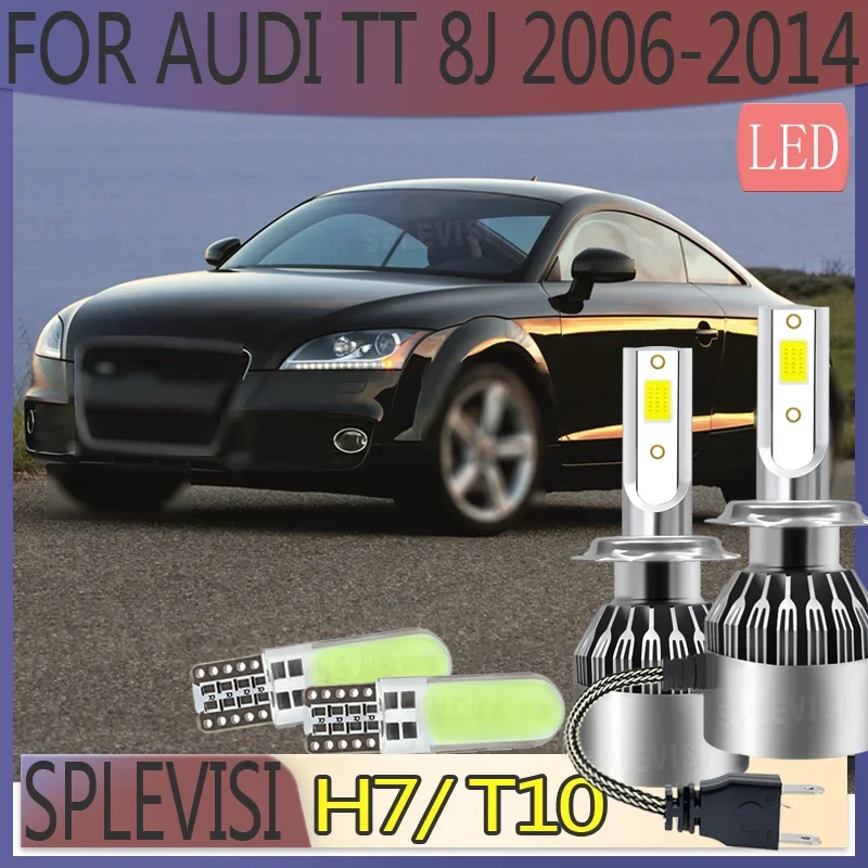 LED Headlights clear visibility in dark, rainy, or foggy conditions For Audi TT 8J 2006 2007 2008 2009 2010 2011 2012 2013 2014