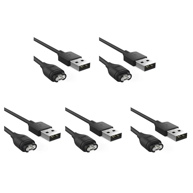 

【Купите это-нечно!】5X USB-кабель для синхронизации данных и зарядки, провод для Garmin Fenix 5/5S/5X/Forerunner 935/Quatix 5/Quatix 5 Sapphire BLACK