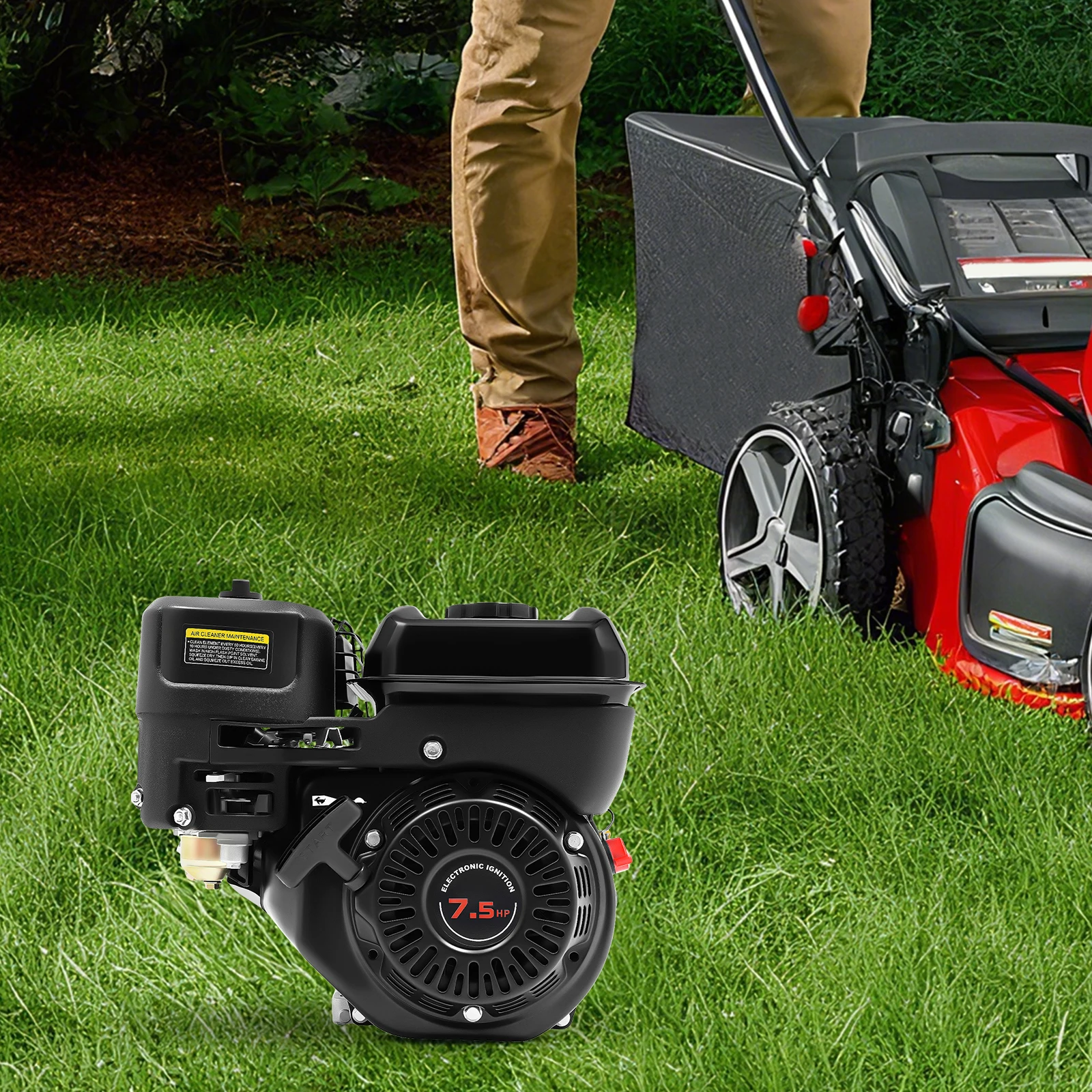 

Gas Engine Motor 7.5HP 4-stroke 212CC Gasoline Engine Single-cylinder 3600rpm Gas Engine