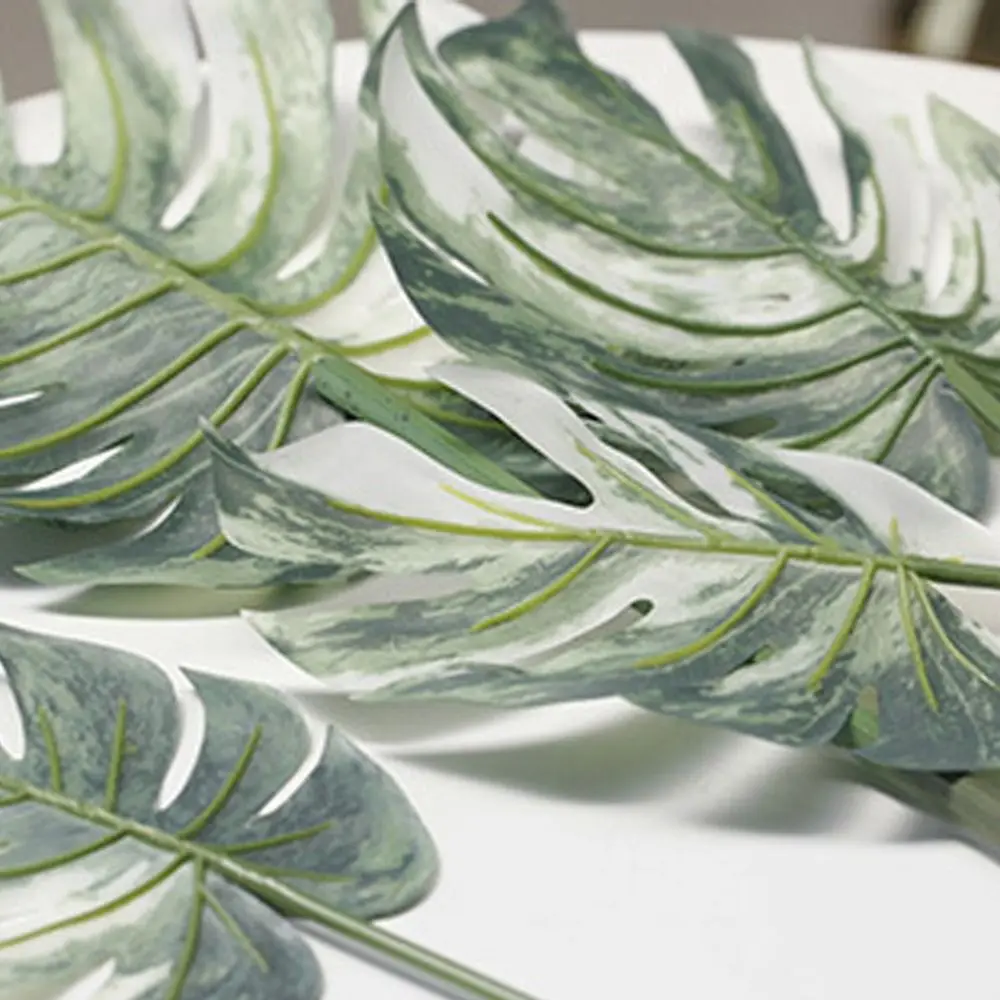 

Large Artificial Tropical Palm Branches Tropical Plants Fern Plant Artificial Palm Tree Plastic Green Fake Palm Leaves