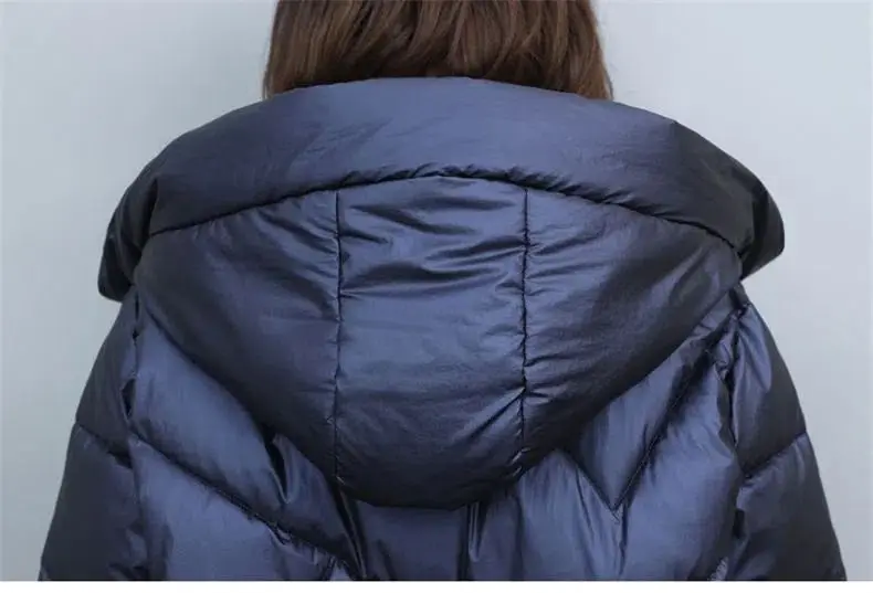 Down Cotton-Padded Jacket Women's Overcoat Winter 2026 New Thick Warm Parker Coat Fashion Loose Hooded Medium Long Cotton Jacket