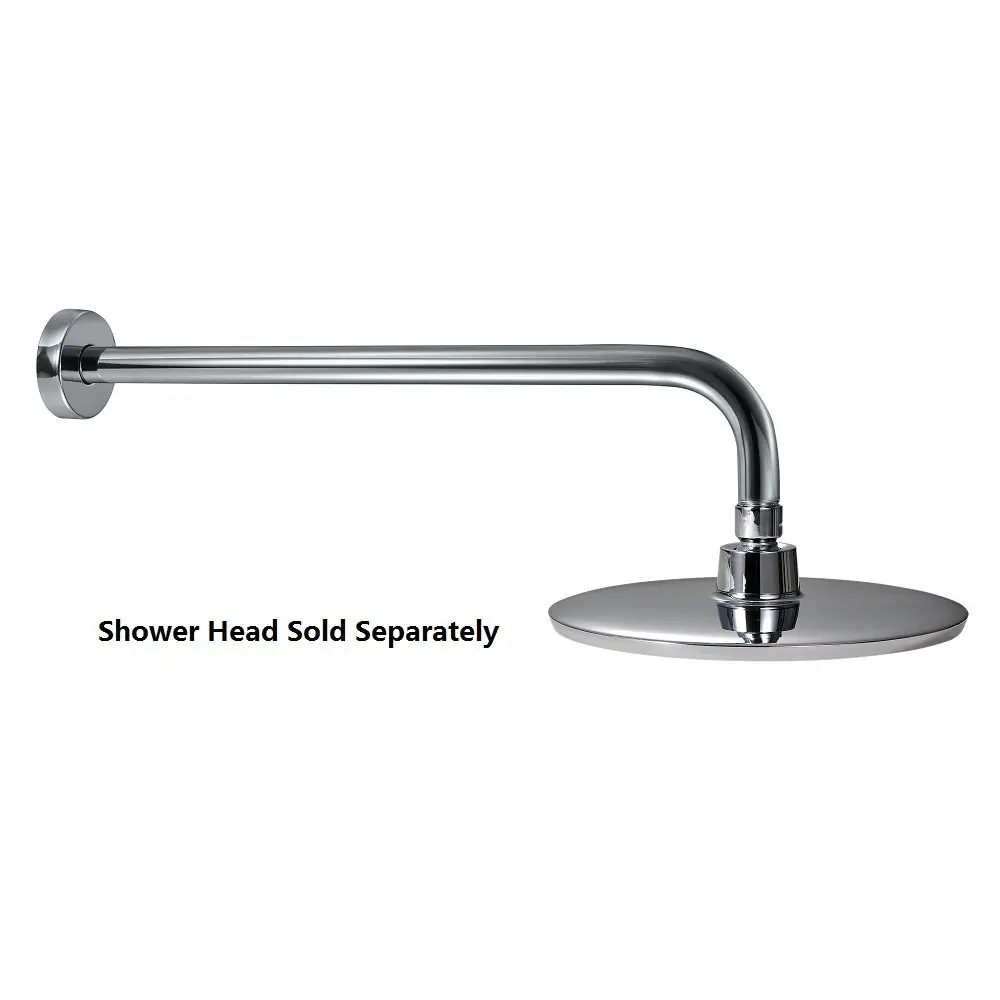 High Quality Brass Wall Extend Round Shower Arm With Bend Connect Pipe