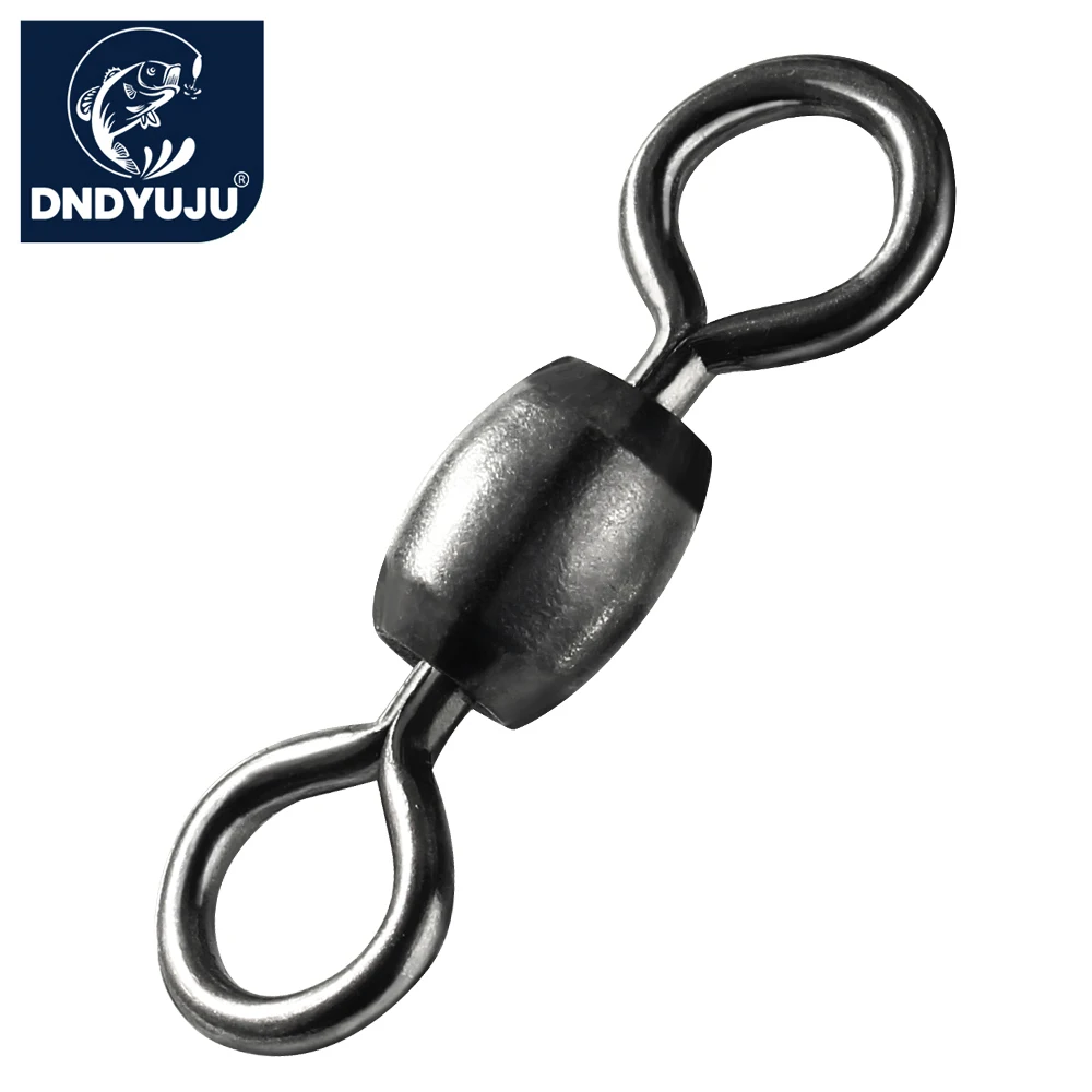 DNDYUJU 100PCS Fishing Swivel Brass Crane Rolling Swivel Bearing Swivels Fishing Hook Connector Fishing Accessories Tackle Tools