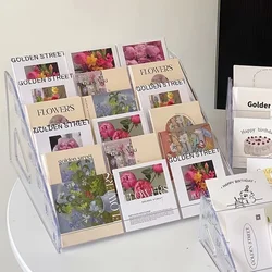 1 card, greeting card, transparent storage rack, business card, flower shop, gift shop, flower multifunctional display rack