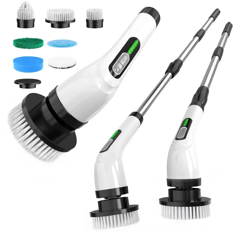 

Spin Scrubber for Cleaning Bathroom Cordless Power Shower Scrubber Electric Cleaning Brush for Tile Tub