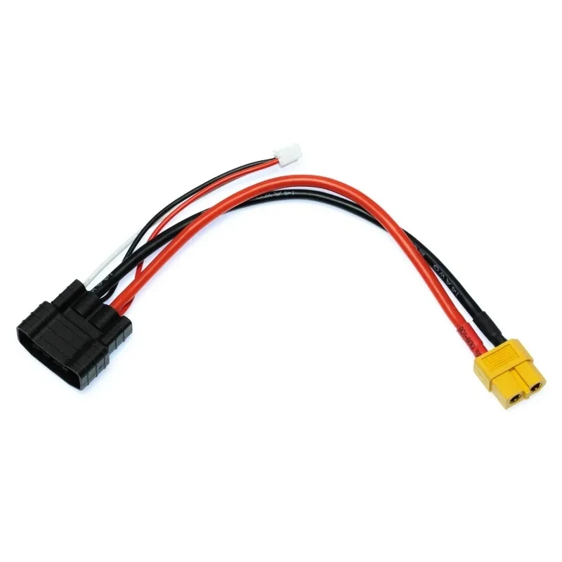 2S/3S/4S Lipo Battery Charge Adapter Cable XT60 Female to TRX Traxxas ID Male Charging Balance Lead Cable Wire 14awg 150mm