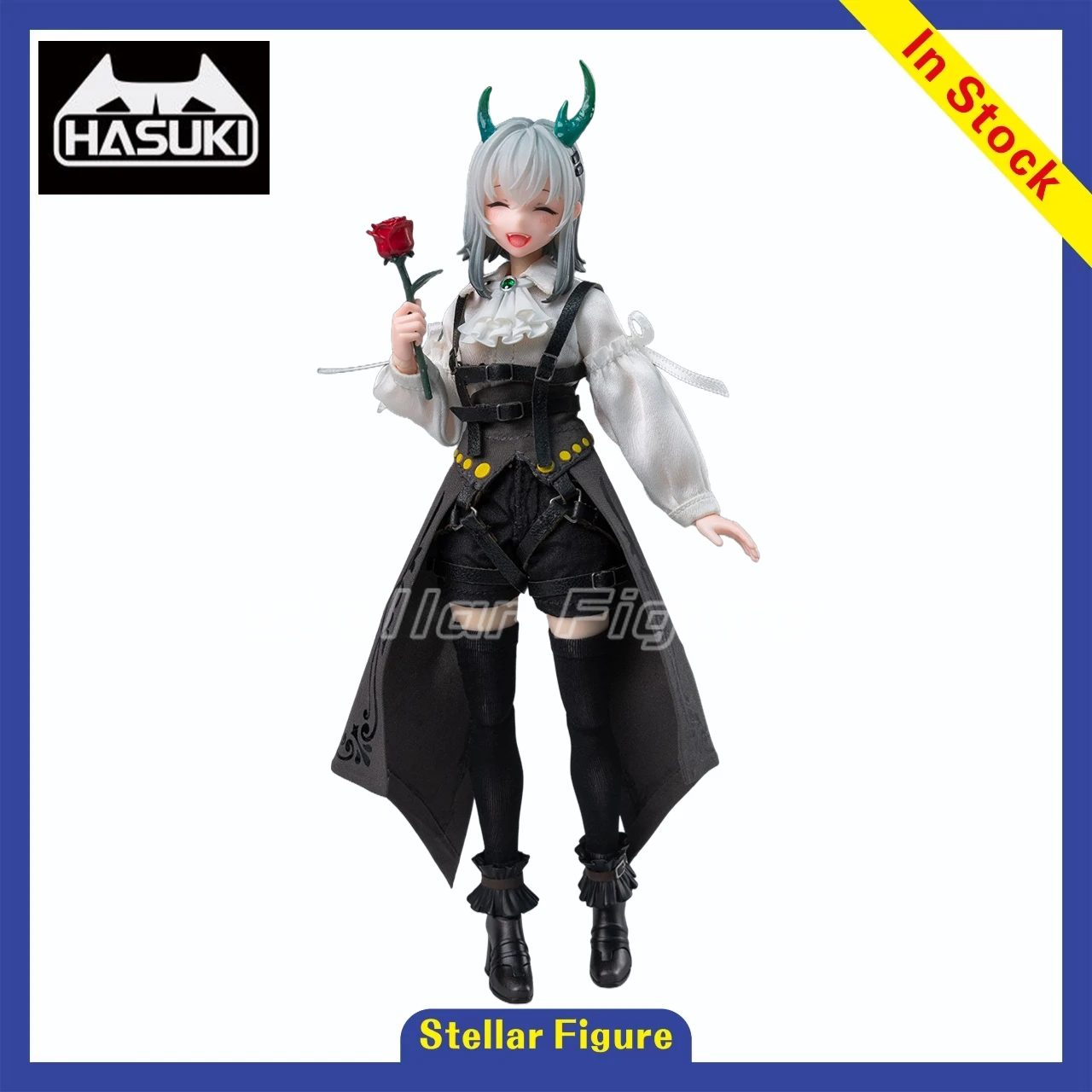 【SF】In Stock HASUKI Pocket Art Series PA008 Rose Knight Gloria 1/12 Scale Figures Model Collection Gift Movable Animation