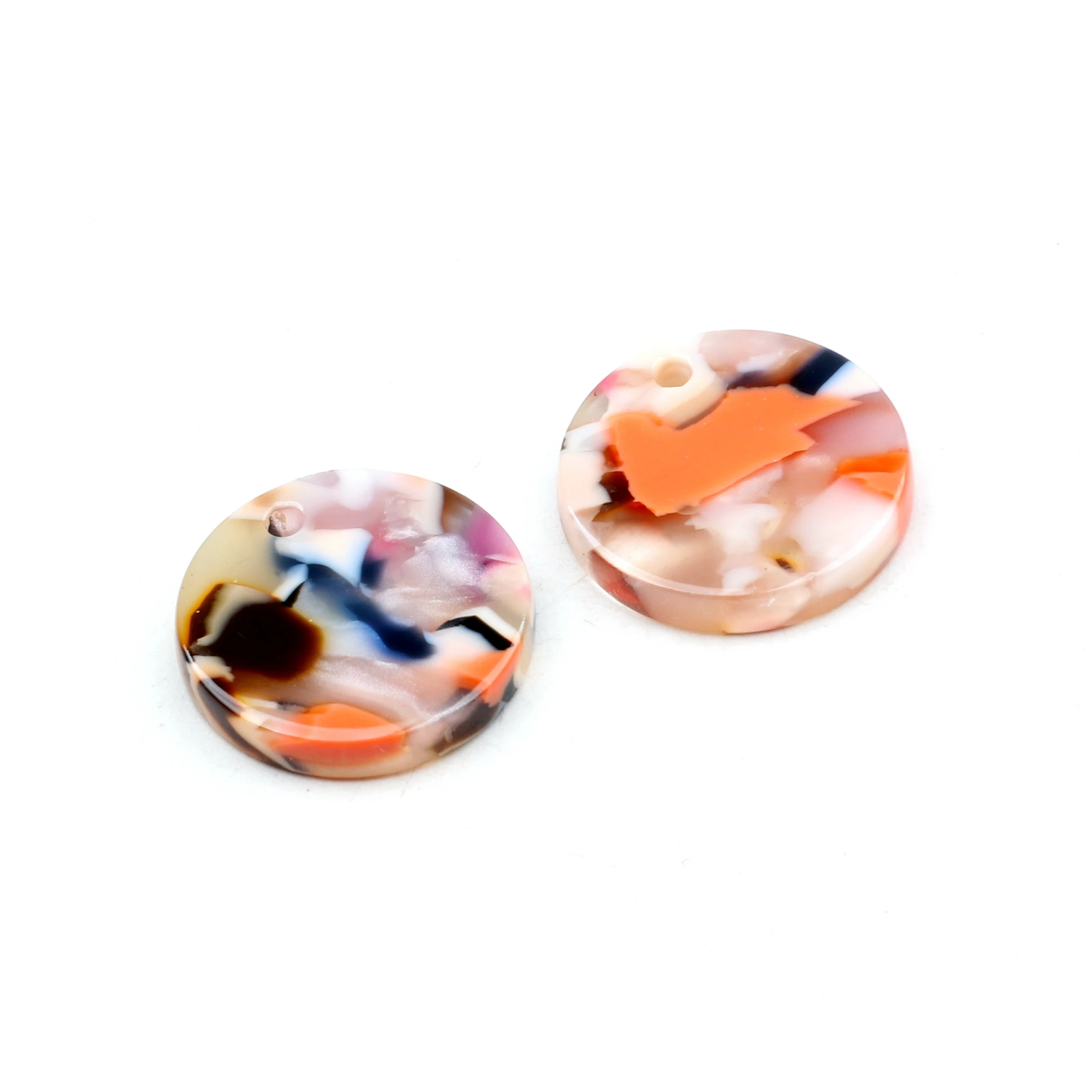 Leopard Print Tortoise Shell Earring Charm for Jewelry Making