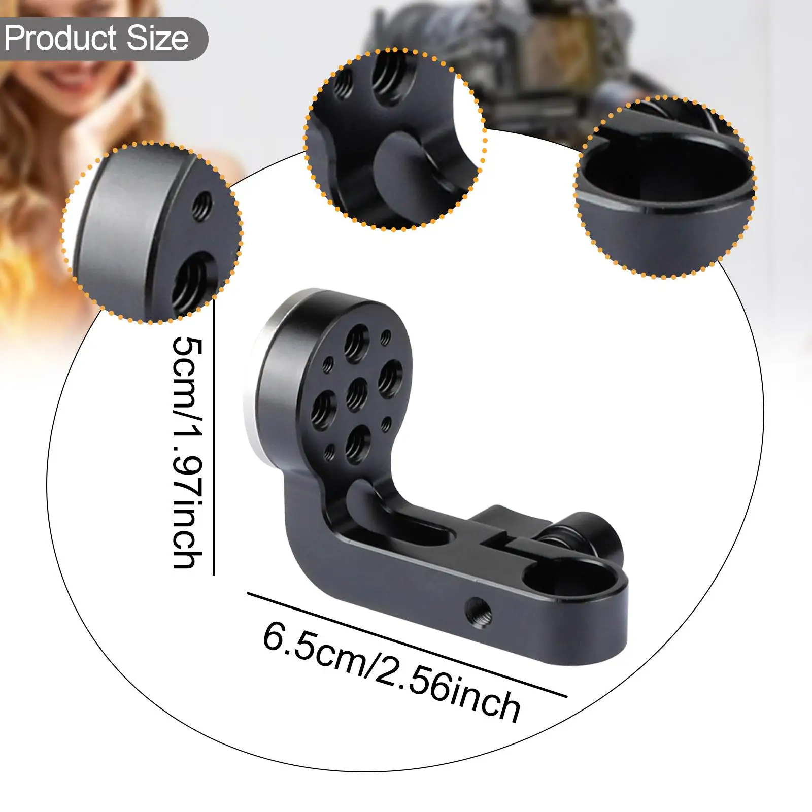 15 مللي متر قضيب واحد المشبك قطع الغيار استبدال قوس معدات إصلاح المهنية سهلة التركيب تصاعد ملحق محول جبل