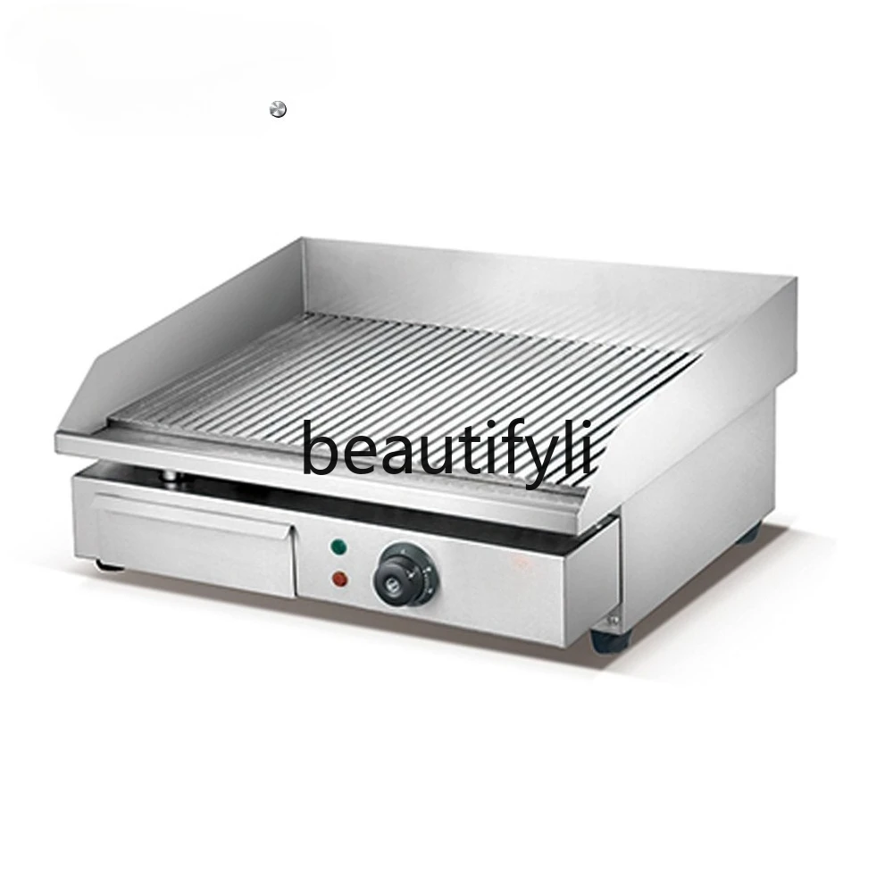 شواية مسطحة كهربائية لسطح المكتب، شواية الممر، المعكرونة الباردة، الفطائر، تيبانياكي، مقلاة كهربائية