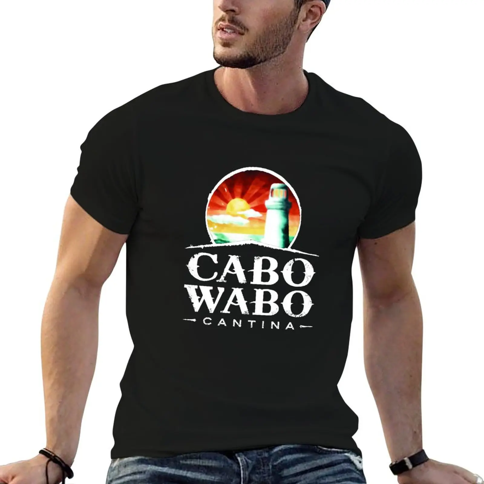 Camiseta Cabo Wabo, camiseta para hombre, camisetas lisas, camiseta de algodón de diseñador, camiseta 100% algodón