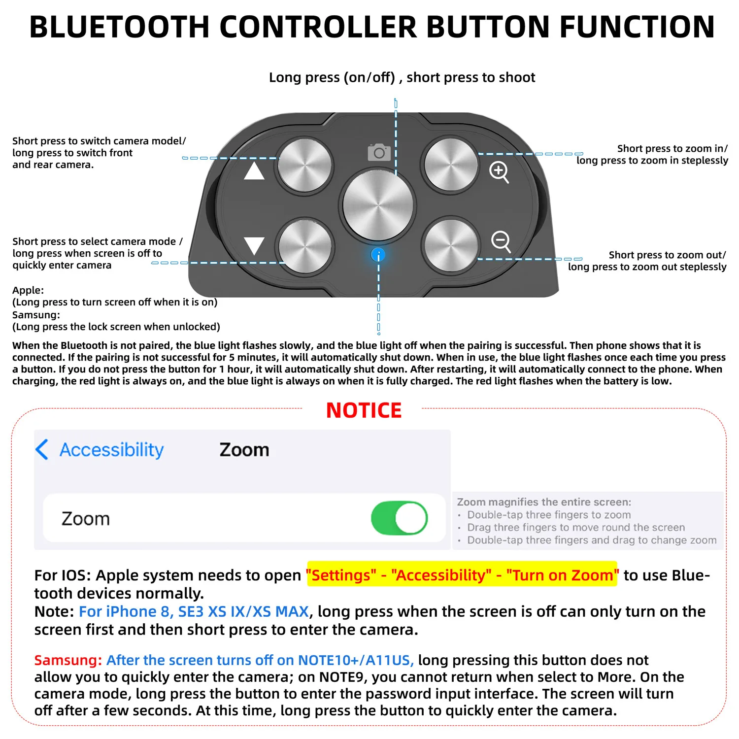 ShellBox المهنية الغوص مقاوم للماء الحقيبة الهاتف لسامسونج آيفون اتصال بلوتوث تحت الماء 50ft/15m واقية