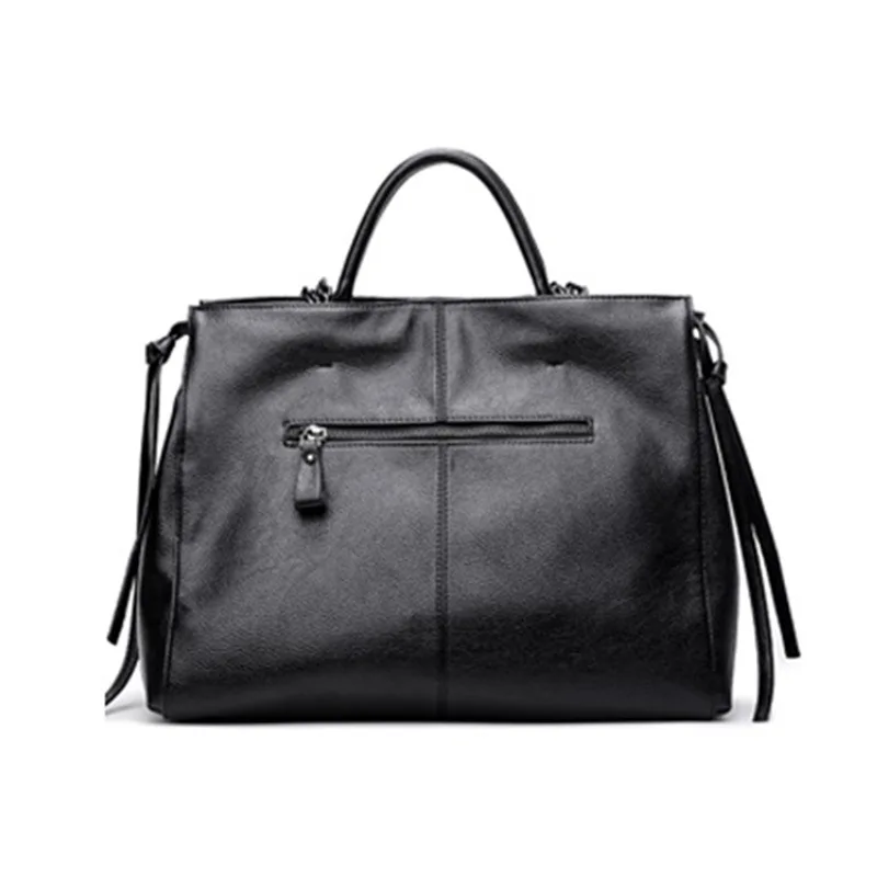 Elegant Tote Bag With Zipper, Women's Trendy Handbag, Vintage Leather Crossbody Bag Shoulder Bag For Work - view 5