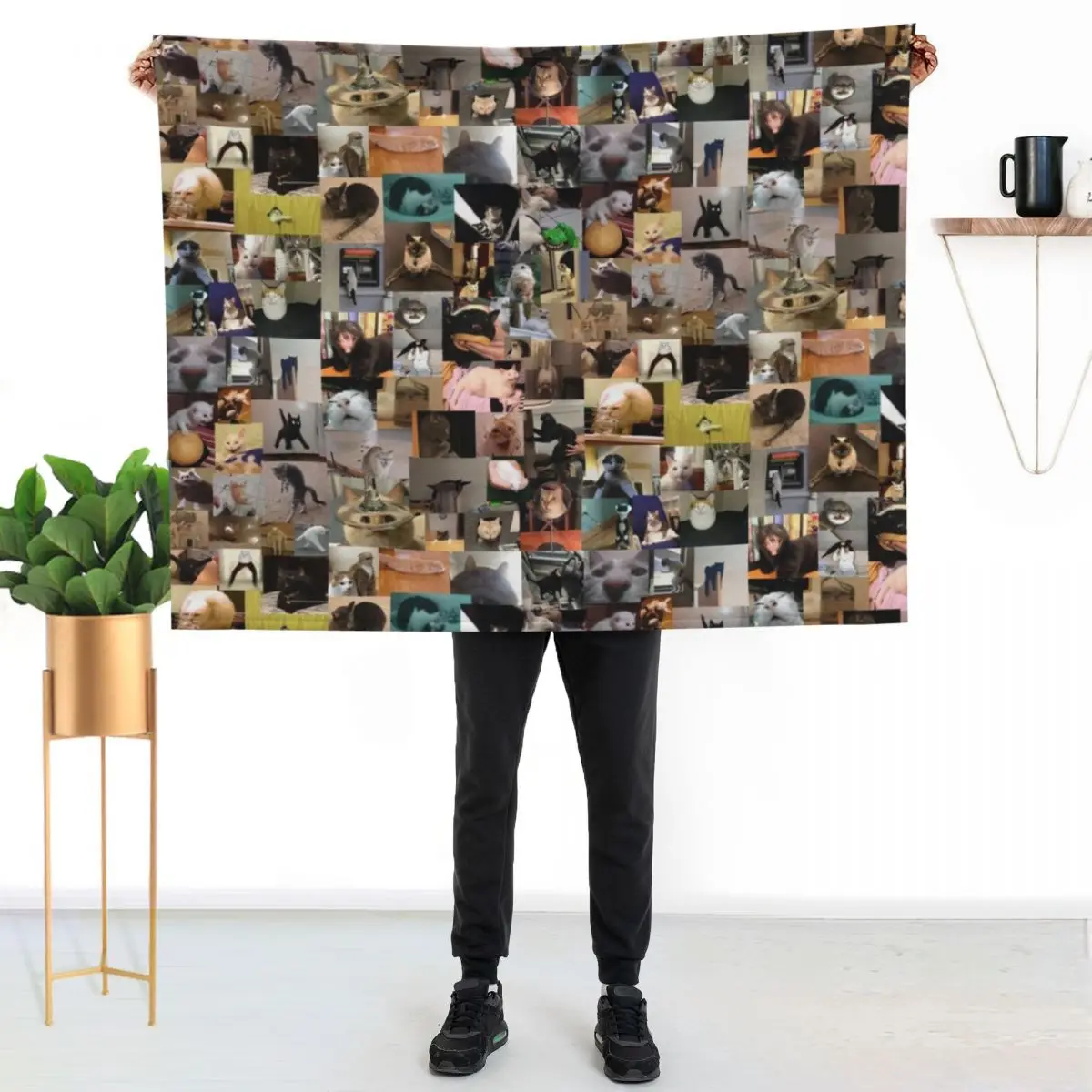 Ultimate Cursed Cats (4K) Throw Blanket Camping Softest Luxury Brand Beach Soft Big Flannel Fabric Blankets