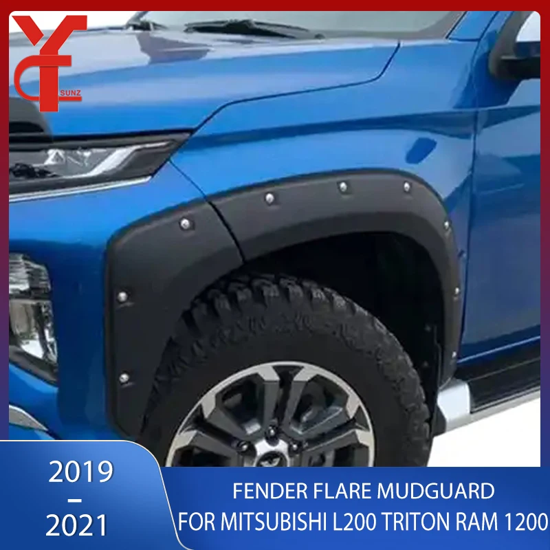 

Wheel Arches Fender Flares Mudguard Strada Strakar Barbarian Double Tanks For Mitsubishi L200 2019 2020 2021 Triton Ram 1200