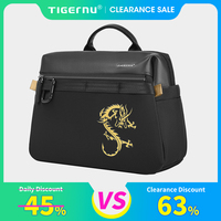 Tigernu Bags Men Fashion Male Shoulder Bag Chinese Style Hand Bag Fit For 11 inch Tablet Waterproof Crossbody Bag Dragon Series