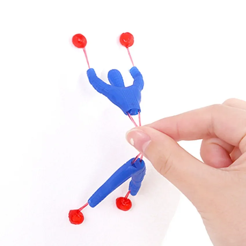 10/20PCS Random Color Funny Birthday Vent Novel Party Gift Supplies Sticky Wall Climbing Kid Climber Men Fillers Educational Toy