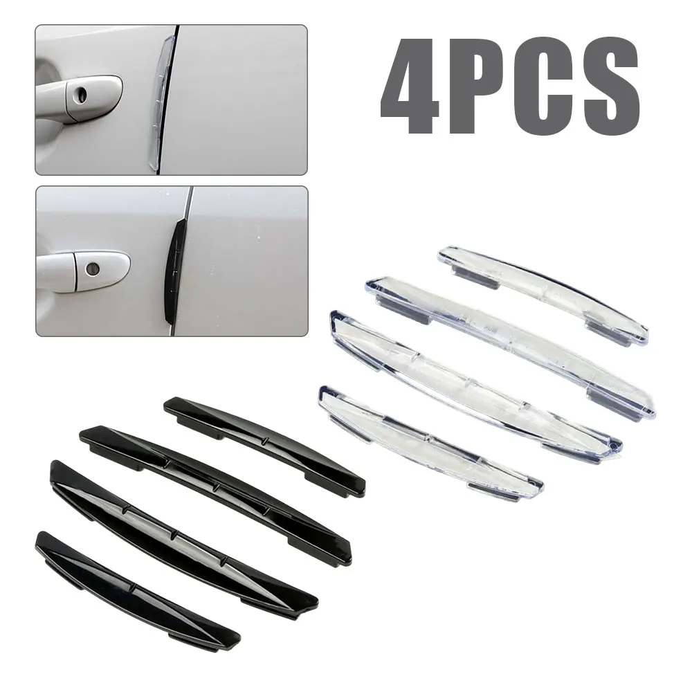 

4pcs Universal Door Anti-collision Strip Anti-collision Adhesive Body Anti Scratch Adhesive Decorative Strip Car Accessories