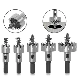 16mm 18.5mm 20mm 25mm 30mm HSS Carbide Tip Drill Bit Hole Saw Set Stainless Steel Metal Alloy for Woodworking Tools