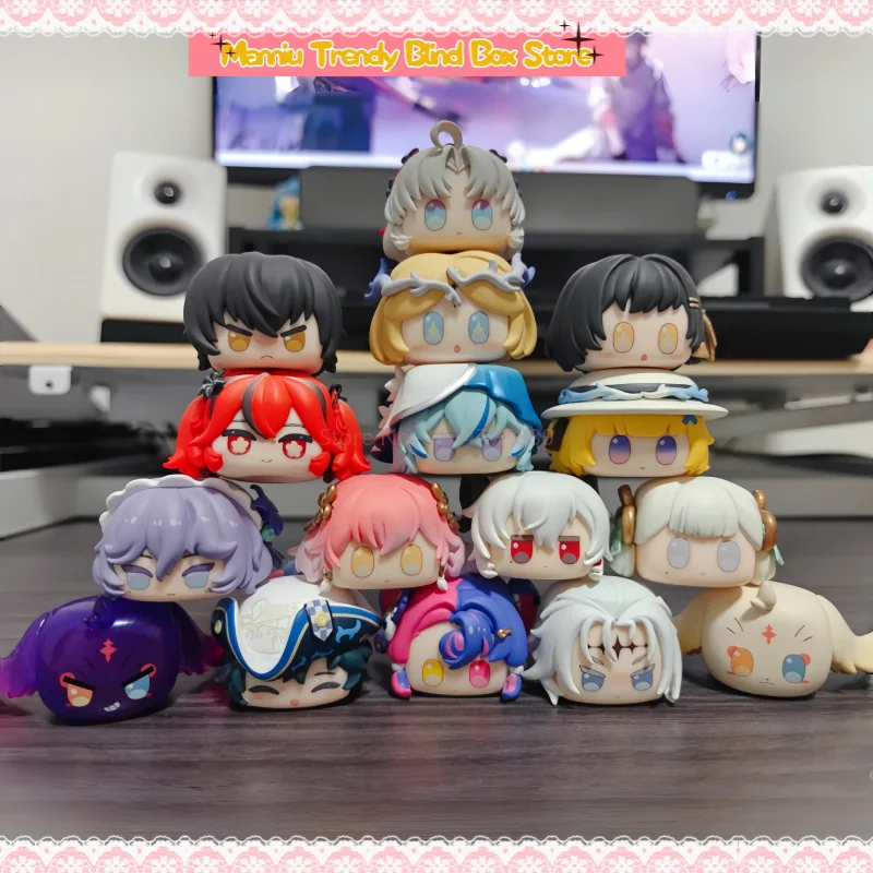 متوفر في المخزون حقيقية Wuthering موجات Shinrabansho أنيمي Tuanzi Diediele لطيف الحبوب زخرفة صندوق أعمى لطيف سطح المكتب زينة الهدايا