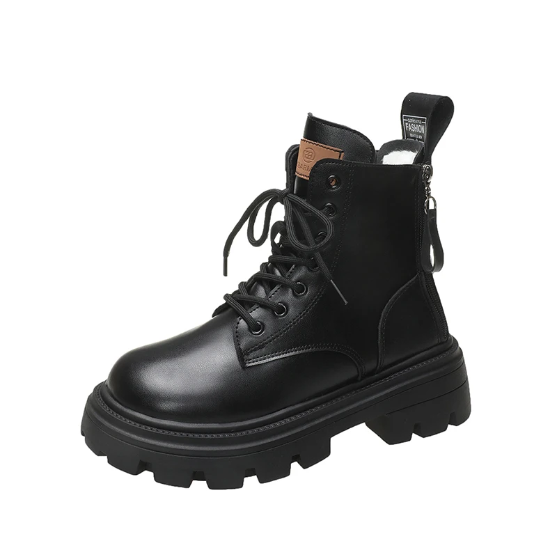 الشتاء النساء منصة الثلوج الأحذية الشقق أحذية قطنية 2025 الاتجاه الدافئة حذاء رياضة الرياضة أحذية بوت قصيرة عادية الدانتيل يصل الجلود Mujer بوتاس