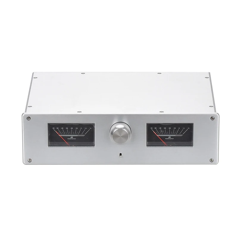 BRZHIFI Retro Chassis Model 3610 Pre-stage Amplifier Enclosure Customized Audio Amp Case DIY Aluminum Box
