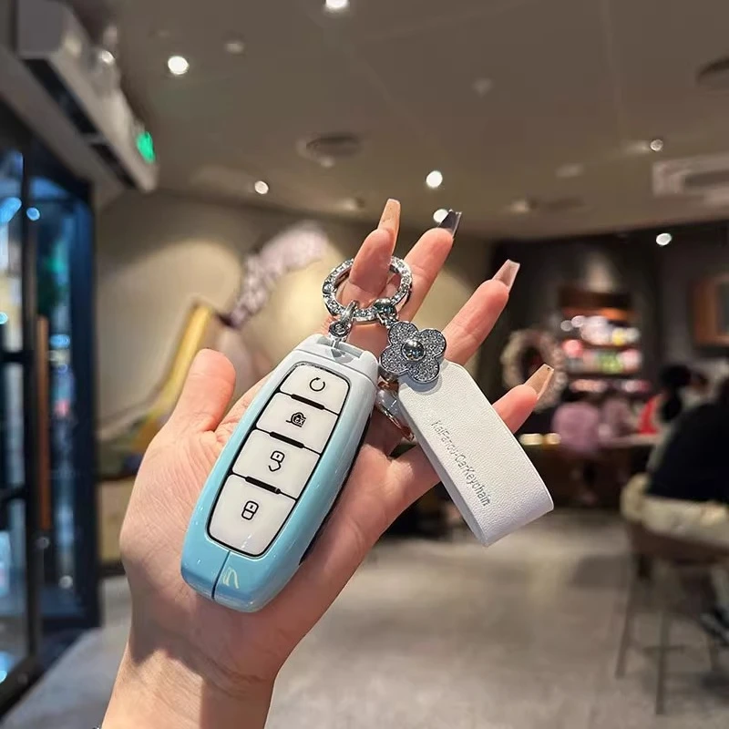 ل Tengshi D9 مفتاح غطاء للحماية ل 2024 DMI السيارات EV اكسسوارات مشبك معدني قذيفة التدرج المتقدم