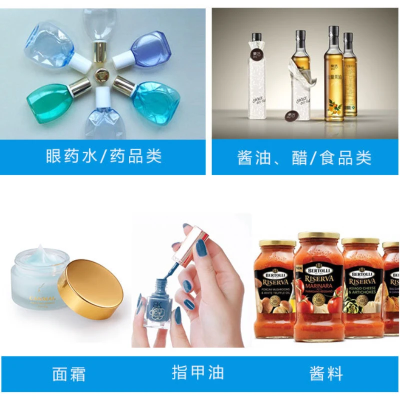 Manual Liquid Filling Machine 5-110ml Adjustable Cream Filling Machine Bottle Filler Machine with a Hopper