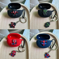 Cartoon Earphone Case for Realme Buds T100 Headphone Dustproof Protector Charging Box for Realme Buds T300 Sleeve with Keyring