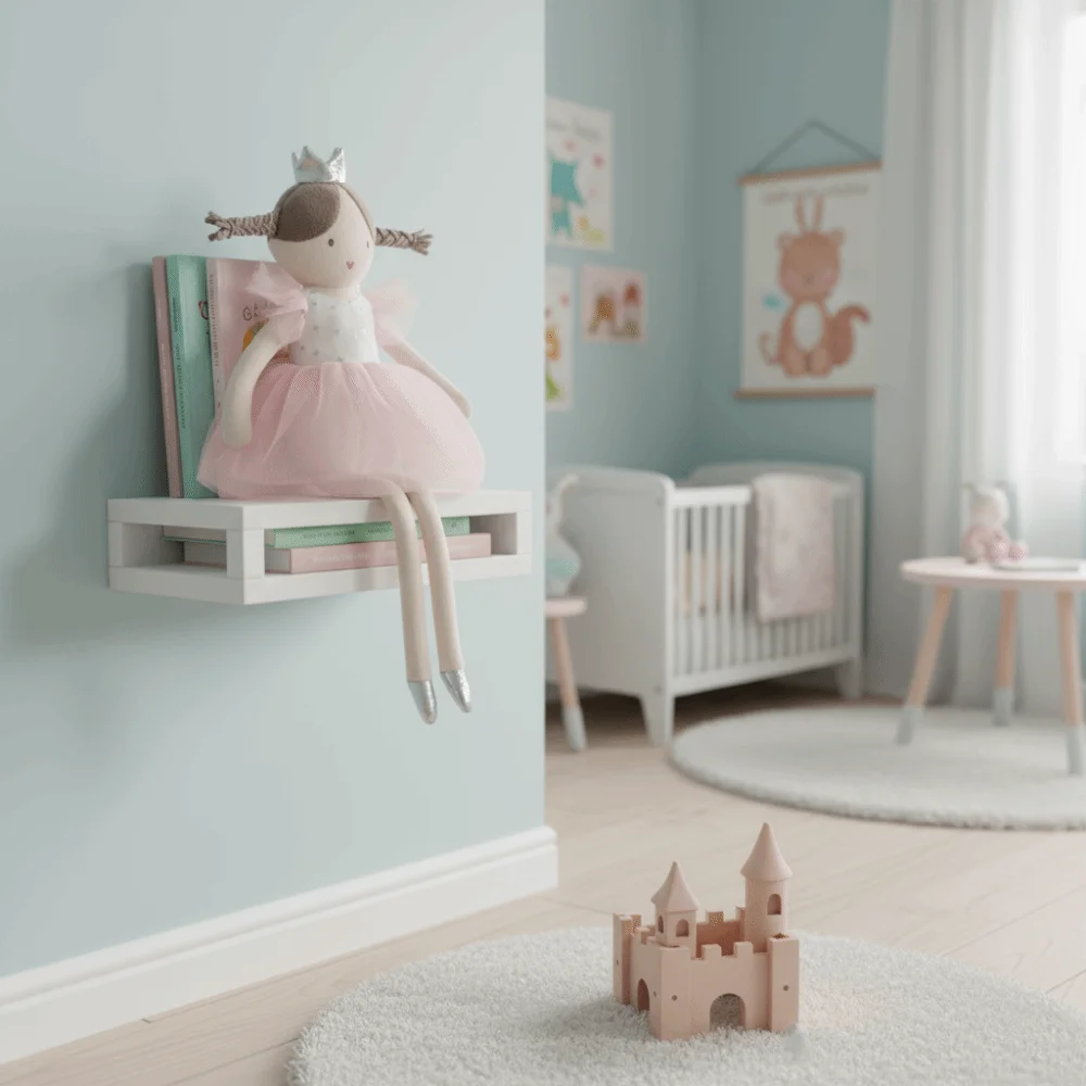Companion Pink Color Ballet Girl Princess Crown High Quality Soft Girl Shape Long-legged Stuffed Children