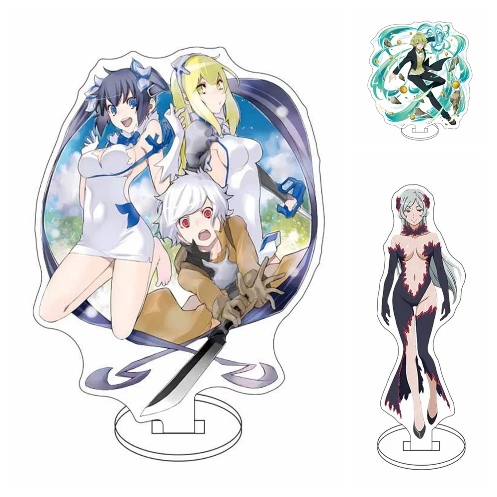 15CM 2024 NEW  Anime Dungeon ni Deai wo Motomeru Cosplay Charm Tekens Ornament Accesorios Goederen Collectie Geschenken