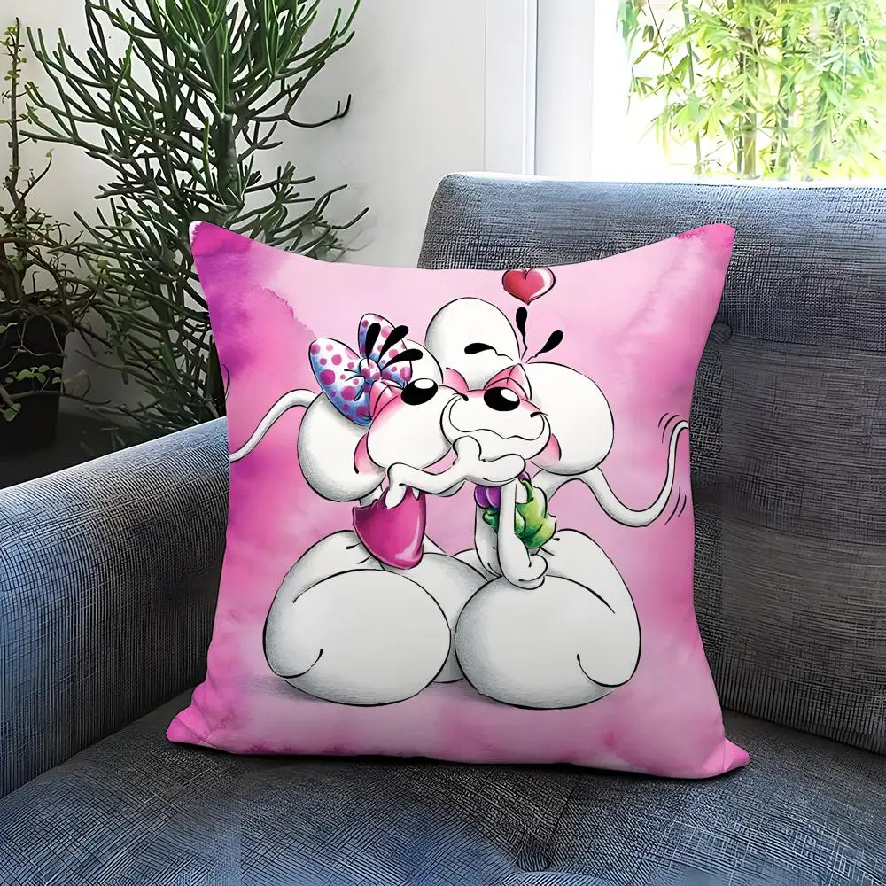 Beliebter Diddl Kissenbezug Komfortabler Wendekissenbezug Ideal für Auto, Sofa, Schlafzimmer & Mehr