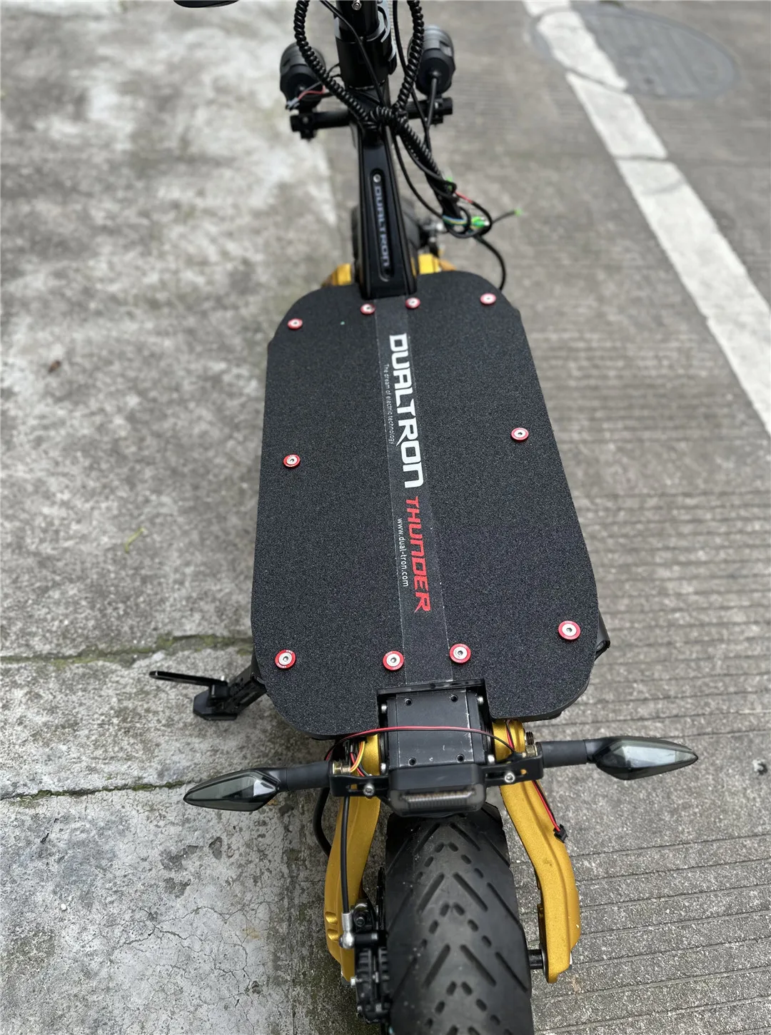 Customized LED Pedal Cover Acrylic Deck Cover For Dualtron Electric Scooter Thunder Accessories