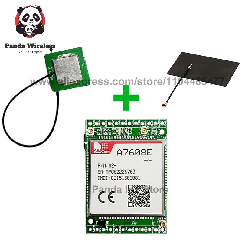 

SIMcom A7608E-H 4G CAT1 Основная плата A7608E-H Макетная плата A7608E-H LTE CAT1 + голос + GNSS Коммутационная плата