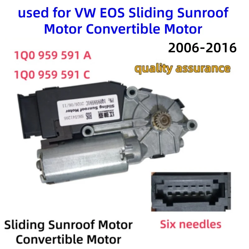 Voor VW EOS Schuifdak Motor Cabriolet Motor 1Q0959591C 1Q0959591A 2006-2016 1Q0959591 Dakmotor auto-onderdelen