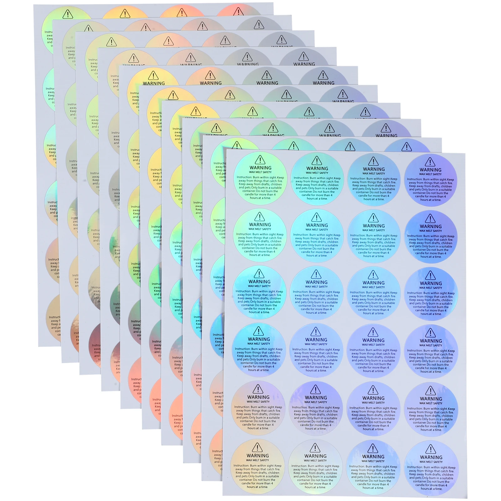 

Наклейки безопасности, круглые предупреждающие этикетки для банок, клейкие наклейки, уплотнительные наклейки для упаковки, защитные этикетки из расплава воска