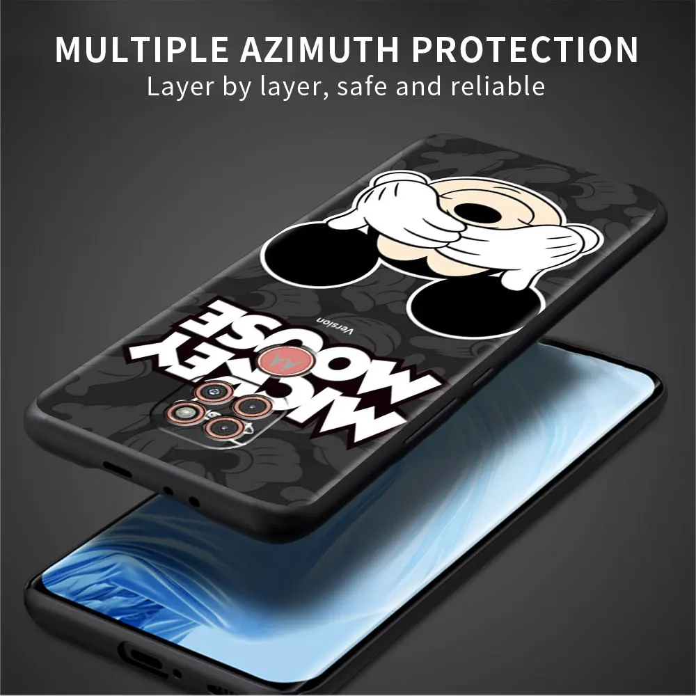 Cute Mickey Minnie Case For Motorola G60 G30 G22 G52 Edge 20 30 G51 G31 One Fusion G71 G200 G9 Plus G50 G53 G60s Phone Cover